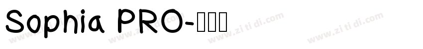Sophia PRO字体转换